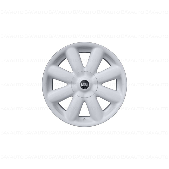 Janta aliaj usor - Crown Spoke 104 - Alb (White) - 7Jx17 ET:48 - Mini Cabrio R52 R57, Clubman R55, Coupe R58, Roadster R59, R50, R53, R56