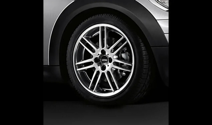 Janta aliaj usor - Double Spoke 99 - Argintiu (Bright Silver Polished) - 7Jx17 ET:48 - Mini Cabrio R52 R57, Clubman R55, Coupe R58, Roadster R59, R50, R53, R56	