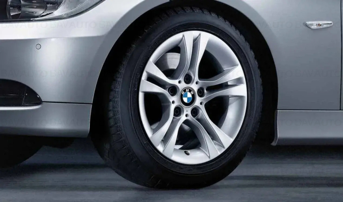 36116780907 - Janta aliaj usor - Double Spoke 268 - Argintiu (Reflex Silver) - 7Jx16 ET:31 - BMW Seria 3 E90 E91 - Original BMW