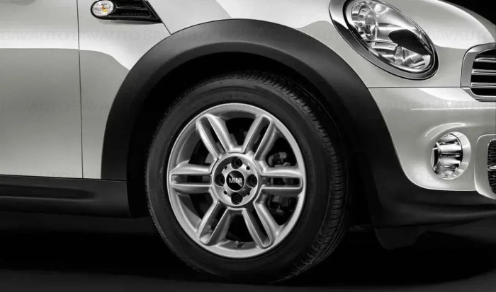 Janta aliaj usor - 6 Star Twin Spoke R119 - Argintiu (Silver) - 6,5Jx16 ET:48 - Mini Cabrio R57, Clubman R55, Coupe R58, Roadster R59, R56