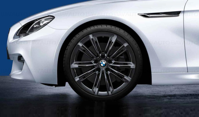 36116854560 -  Janta aliaj usor - M Performance V-Spoke 464M - Negru (Liquid Black) - 8,5Jx20 ET:33 - BMW Seria 5 F10 F11, Seria 6 F06 F12 F13 - Original BMW M Performance