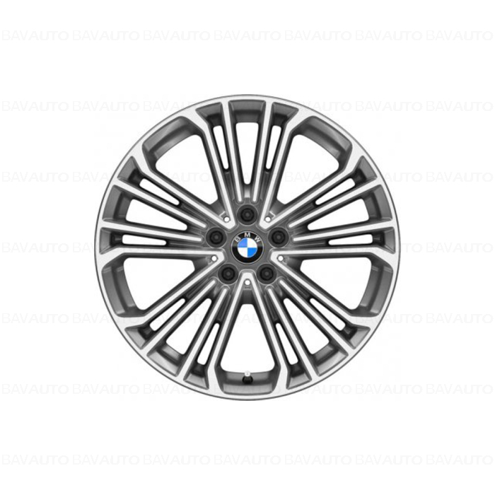 Janta aliaj usor - Double-Spoke 696 - Gri (Ferricgrey) - 7,5Jx19 ET:32 - BMW X3 G01 G08, X4 G02