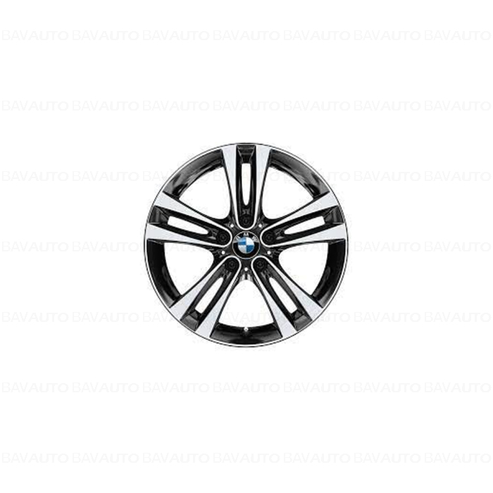 Janta aliaj usor - Double Spoke 397 - Negru (Jet Black Sol. Paint) - 8Jx18 ET:34 - BMW Seria 3 F30 F31 F34 F35, Seria 4 F32 F33 F36