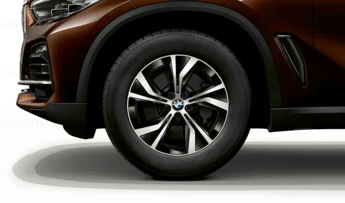 Janta aliaj usor- Turbine Styling 689 - Bicolor Negru/Argintiu (Jet Black Uni / Bright Turned) - 8,5Jx18 ET:44 - BMW X5 G05