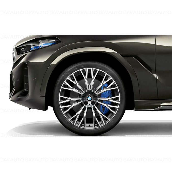 36116883764 - Janta aliaj usor - Multi Spoke 745I - Bicolor Gri/Argintiu (Orbit Grey/Bright Turned) - 10,5Jx22 ET:43 - BMW X5 G05 G18, X6 G06 - Punte spate - Original BMW