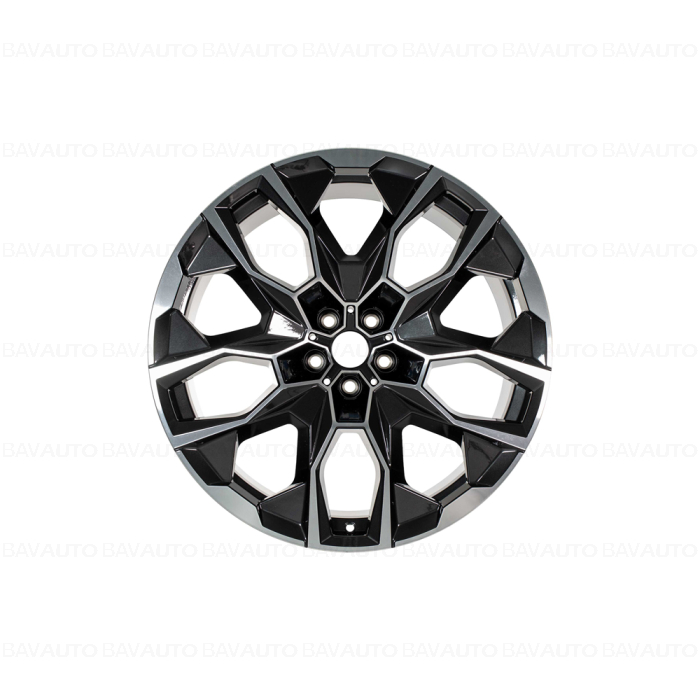 Janta din aliaj usor - M Performance Double Spoke 913M - Bicolor Gri/Argintiu (Midnight Grey/Bright Turned) - 10,5Jx22 ET:43 - BMW X7 G07 LCI - Punte Spate