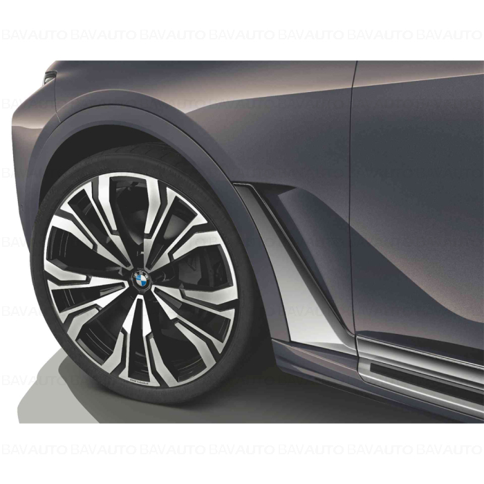 Janta din aliaj usor - V-spoke 914I - Bicolor Negru/Argintiu (Jet Black Sol Paint / Bright Turned) - 9,5Jx23 ET:32 - BMW X7 G07 - Punte fata