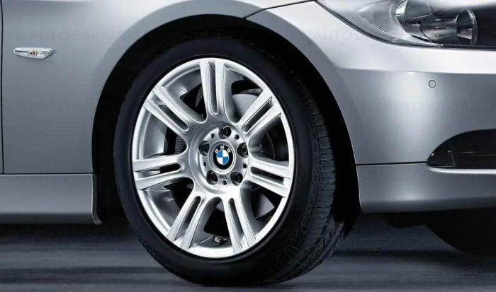 Janta aliaj usor - M Performance Double Spoke 194M - Argintiu (Silver) - 8,5Jx17 ET:37 - BMW Seria 3 E90 E91 E92 E93