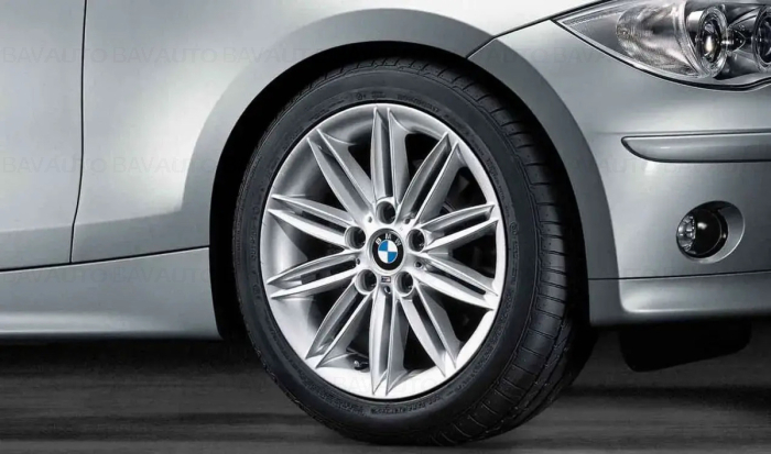 Janta aliaj usor - M Performance Double Spoke 207M - Argintiu (Silver) - 7,5Jx17 ET:47 - BMW Seria 1 E81 E82 E87 E88