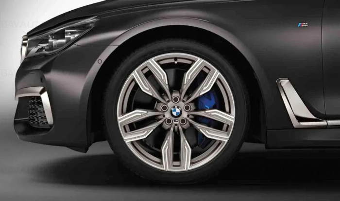 Janta aliaj usor - M Performance Double Spoke 760M - Gri (Cerium Grey) - 10JX20 ET:41 - BMW Seria 7 G11 G12