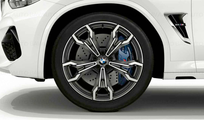  Janta aliaj usor - M Performance V Spoke 765M - Bicolor Gri (Orbitgrey/Bright Turned) - 10Jx21 ET:39 - BMW X3 F97 M, X4 F98 M	