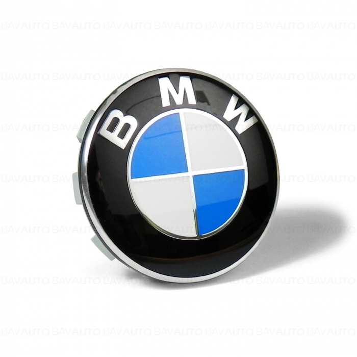 Emblema janta cu margine cromata - BMW - Ø 65 mm