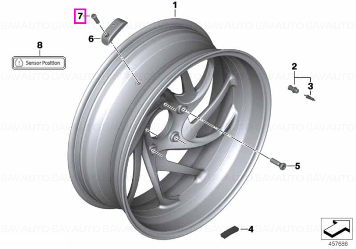 36317106018 - Piesa de schimb originala BMW Group - 36317106018 - BMW Motorrad - Original BMW Motorrad Group - BavAUTO