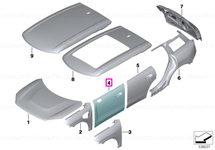 41539634499 - Piesa de schimb originala BMW Group - 41539634499 - BMW - Mini - Original BMW - Mini Group - BavAUTO