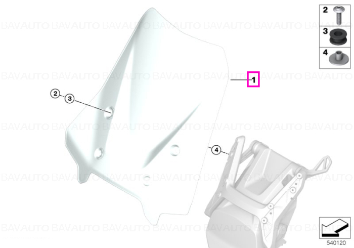 46637105693 - Piesa de schimb - BMW Motorrad - Original BMW Motorrad Group - BavAUTO