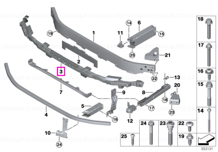 51115A26CB0 - Piesa de schimb originala BMW Group - 51115A26CB0 - Original BMW Group - BavAUTO