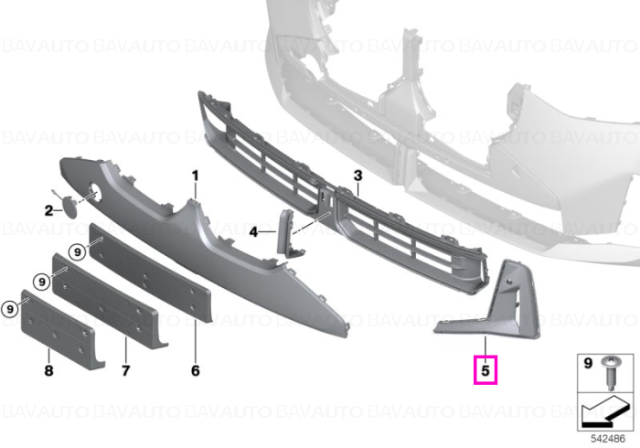 51118087008 - Piesa de schimb - BMW - Original BMW Group - BavAUTO