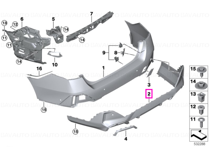 51125A5A722 - Piesa de schimb originala BMW Group - 51125A5A722 - Original BMW Group - BavAUTO