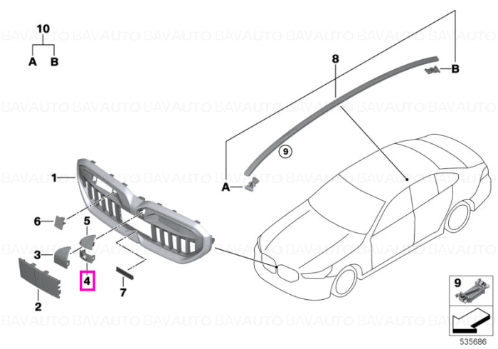 51135A130D3 - Piesa de schimb originala BMW Group - 51135A130D3 - Original BMW Group - BavAUTO