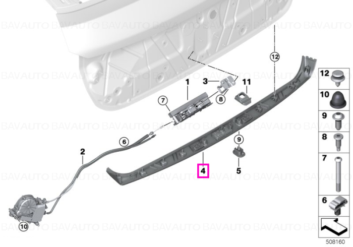 51135A44617 - Piesa de schimb originala BMW Group - 51135A44617 - Original BMW Group - BavAUTO