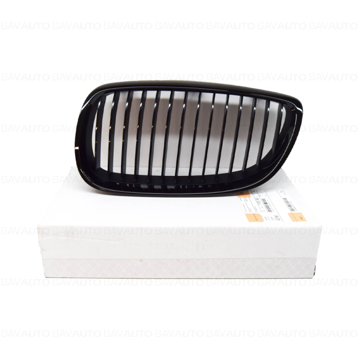 51137979349 - Grilă ornamentală crom negru stânga SCHWARZCHROM - BMW - Seria 3 E90, Seria 3 E90 LCI - de la 01.06.2007 - O…