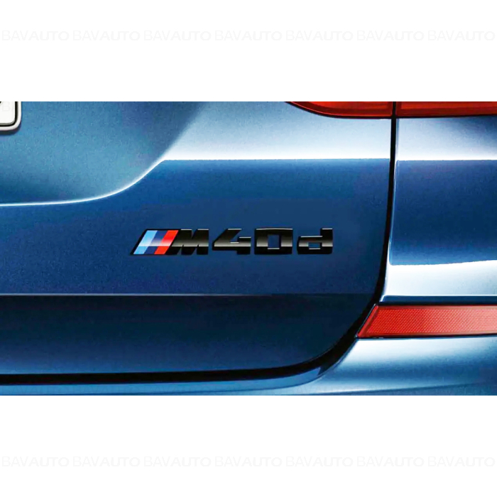 51142472832 - Emblema portbagaj neagra BMW M Performance pentru X3 G01