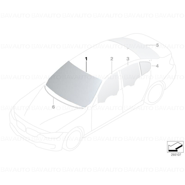 51317258069 - Windshield,