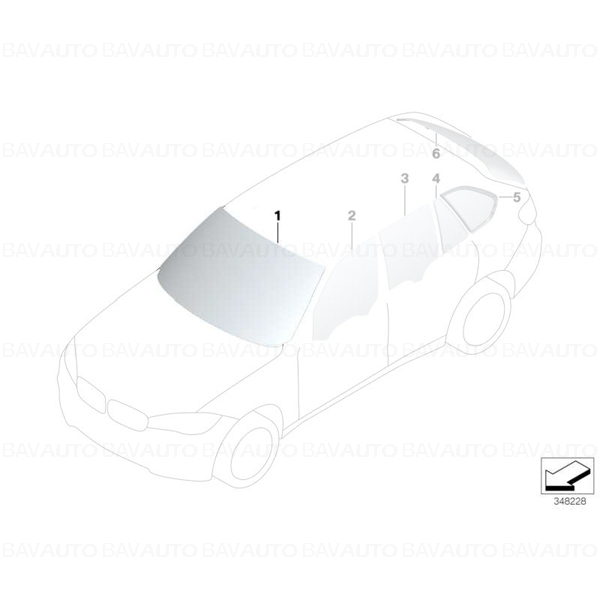 51317292402 - Windshield,