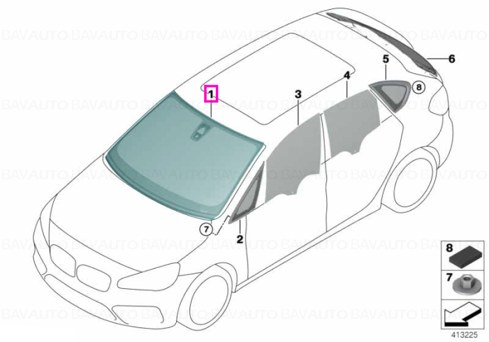 51317301030 - Windshield