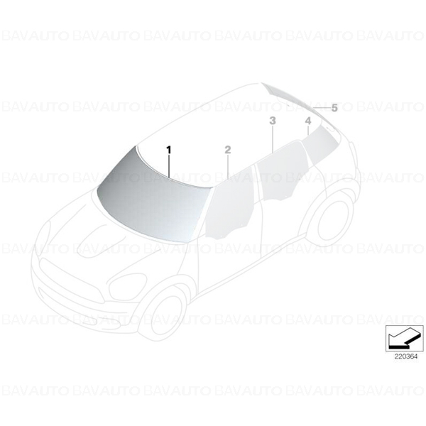 51319808681 - Parbriz - Mini R60 | BavAUTO