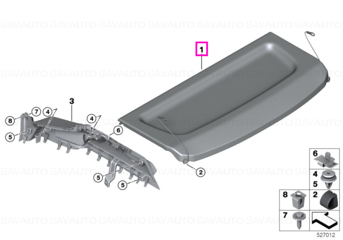 51467952300 - Piesa de schimb originala BMW Group - 51467952300 - Original BMW Group - BavAUTO