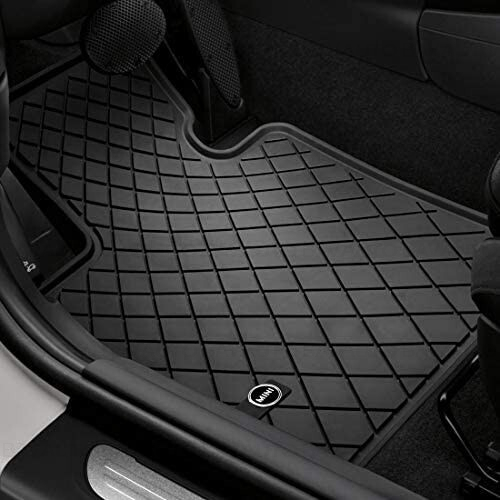 51475B50A81 - Set covorase fata "All-Weather", Negru (Essential Black) - Mini Cabrio F57 F67, F55, F56, F65, F66 - Original BMW Group