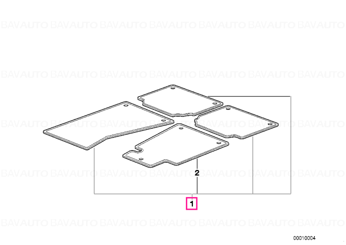 51479059302 - Floor mat - Original BMW