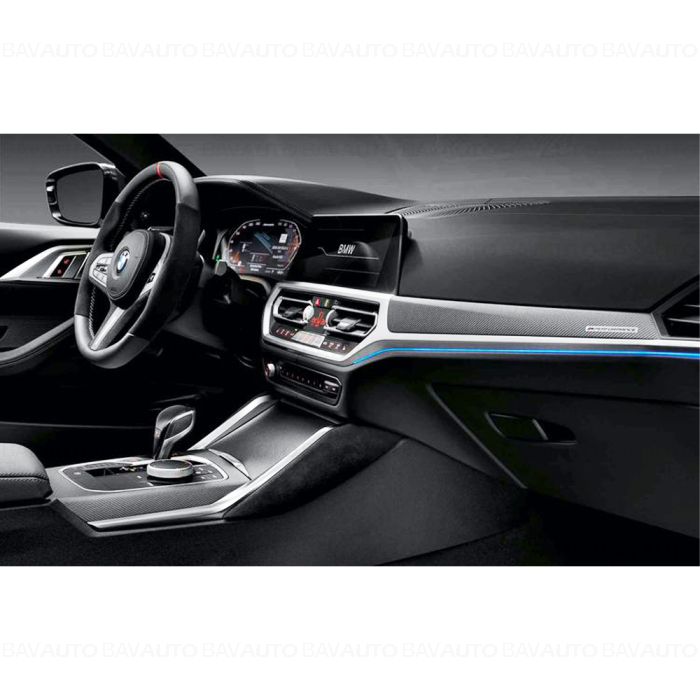 Set ornamente interior, Carbon/Alcantara, "BMW M Performance" - BMW Seria 2 G42, Seria 3 G20 G21 G28, Seria 4 G22 G23 G26 G82 G83 M4