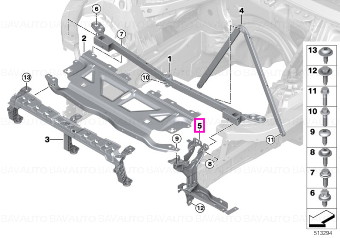 51648071631 - Piesa de schimb originala BMW Group - 51648071631 - Original BMW Group - BavAUTO