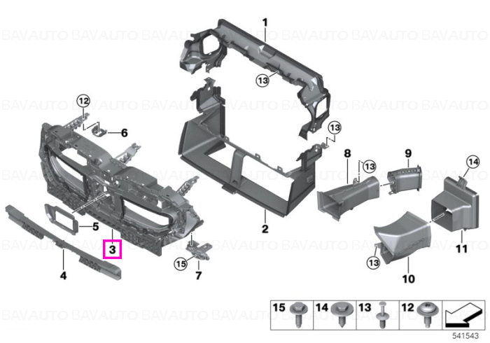 51748085871 - Piesa de schimb originala BMW Group - 51748085871 - Original BMW Group - BavAUTO