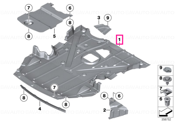 51757191073 - Scut motor fata - BMW Z4 | BavAUTO