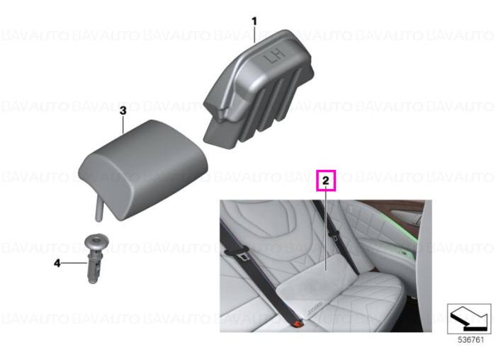 52205A54904 - Piesa de schimb originala BMW Group - 52205A54904 - Original BMW Group - BavAUTO