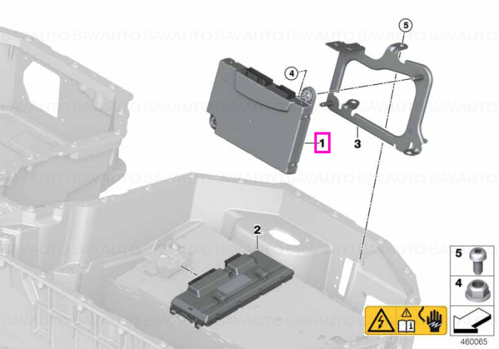 61277536514 - Electronic memory management - BMW - Seria 7 G11, Seria 7 G12 - de la 01.07.2016 - Original BMW Group - BavAUTO