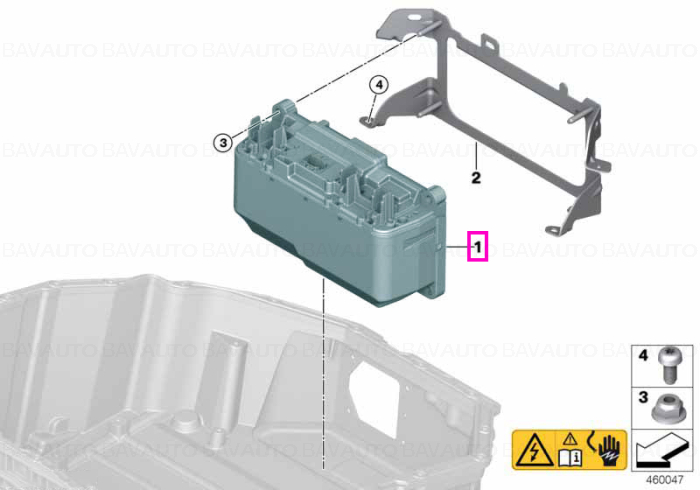 Modul de siguranta baterie de inalta tensiune - BMW Seria 2 F45, Seria 3 G20 G21, Seria 5 G30 G31 G38, Seria 7 G11 G12, X1 F48, X2 F39, X3 G01, X5 G05 - Mini Countryman F60 - BMW Motorrad K07 (CE 04)