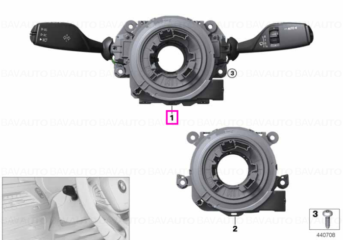 Bloc comenzi coloana de directie - BMW Seria 1 F40, Seria 5 G31, iX3 G08, X3 G01 G08 M F97, X5 M F95