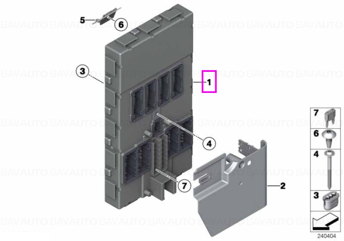 Unitate control FEM, fata - BMW Seria 1 F20 F21, Seria 2 F22 F23 F87M2, Seria 3 F30 F31 F34 F35 F80M3, Seria 4 F32 F33 F36 F82M4 F83M4, MS BMW Motorsport