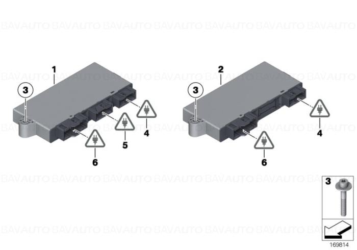 61356809374 - Control unit CAS4 - BMW | BavAUTO