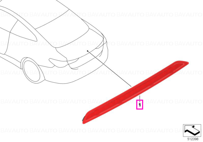 Lampa stop aditionala - BMW Seria 4 G23 G83 M4