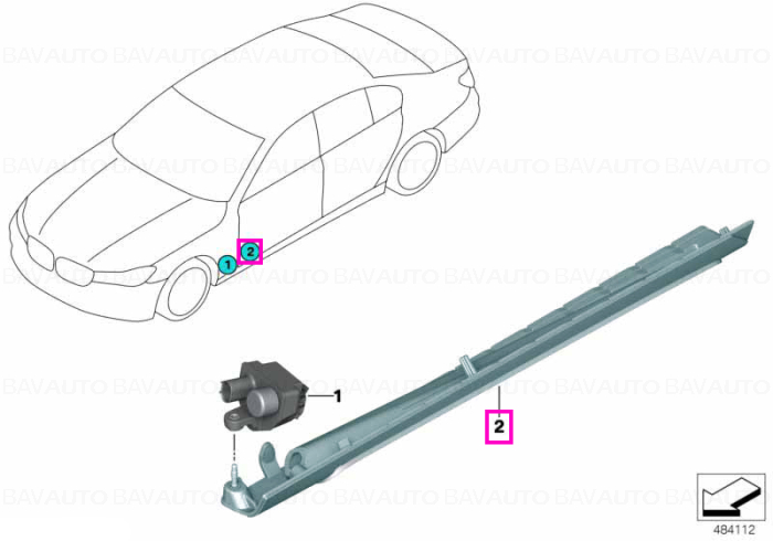 Cod: 63317391621 - Holder, lamp