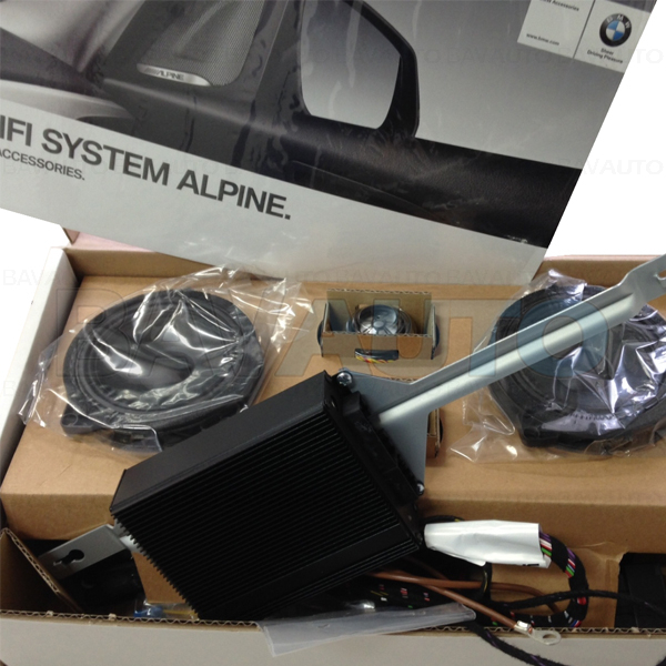 65412413270 - Sistem audio HiFI BMW Alpine pentru Seria 1 F20 F21; Seria 2 F22 F23; Seria 3 F30 F31 F34GT; Seria 4 F32 F33 F36 - Original BMW