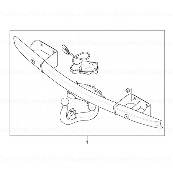 71606791156 - Carlig remorcare fix - BMW Seria 3 E90, E91 | BavAUTO