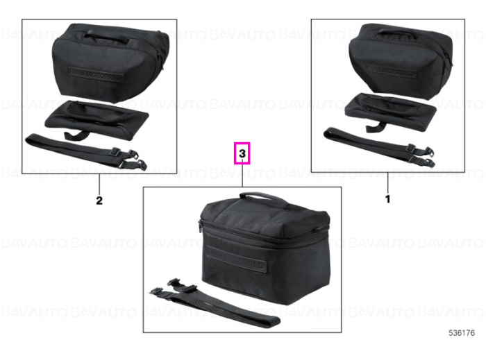 Geanta interioara topcase Vario - BMW Motorrad KA1 (R 1300 GS) - tip motor A75