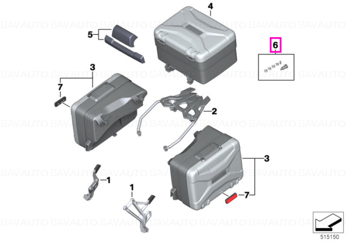 77498404528 - Rep.kit f lock cylinder - BMW Motorrad - K80, K81 - de la 01.02.2018 - Original BMW Motorrad Group - BavAUTO