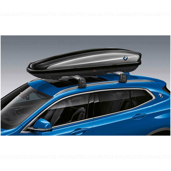 82732420634: Cutie plafon bagaje BMW (portbagaj plafon) 320 litri - Negru / Argintiu - Original BMW